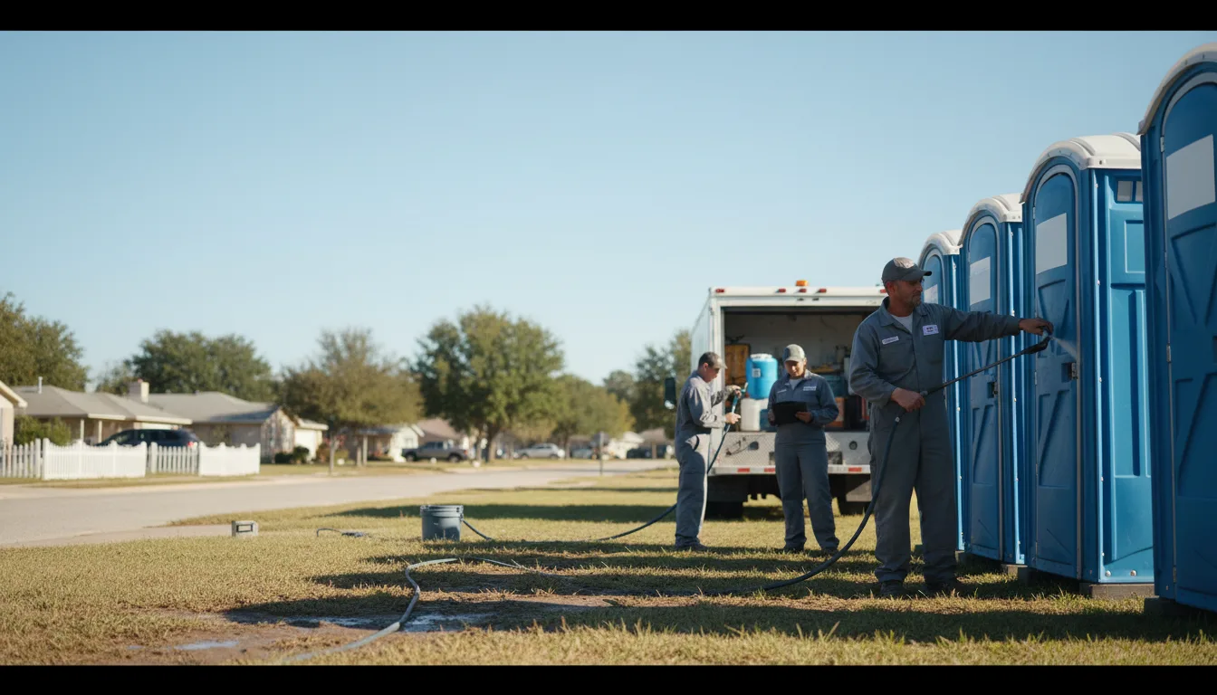 Long-Term Portable Toilet Rental in Louise, TX near me